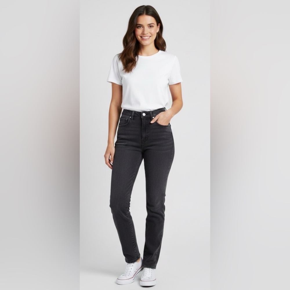 Vintage Sasson High Rise Mom Black Jeans Size 6